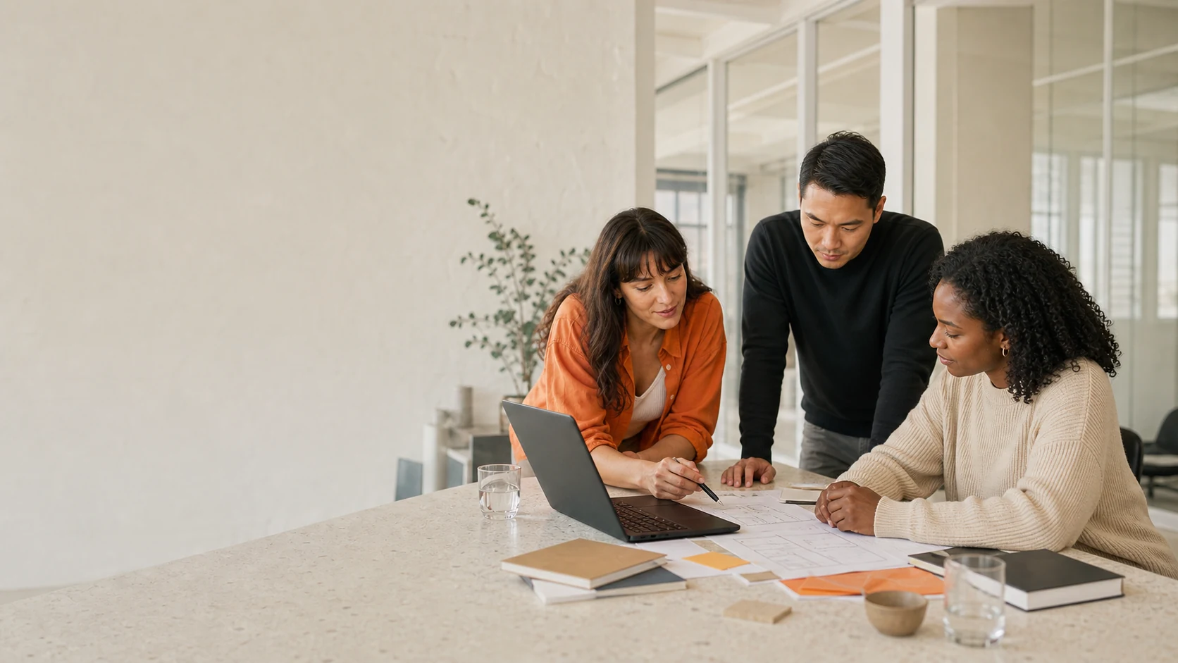 AI integration team connecting workflow tools for a small-business operating system